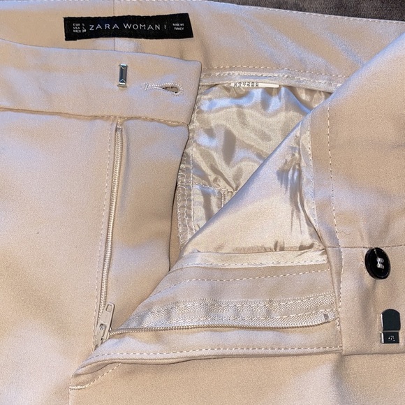 ZARA | Slim Leg Trousers - sz L - Picture 6 of 11